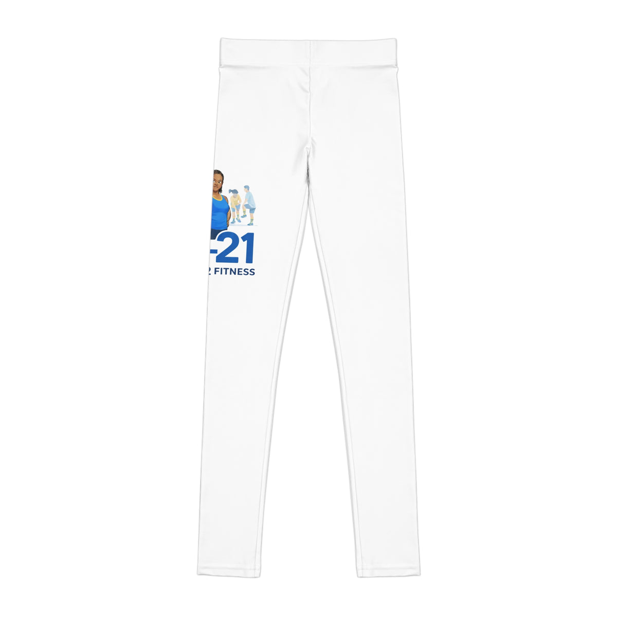 Kids Fitness Mascot Leggings | Youth Leggings AOP