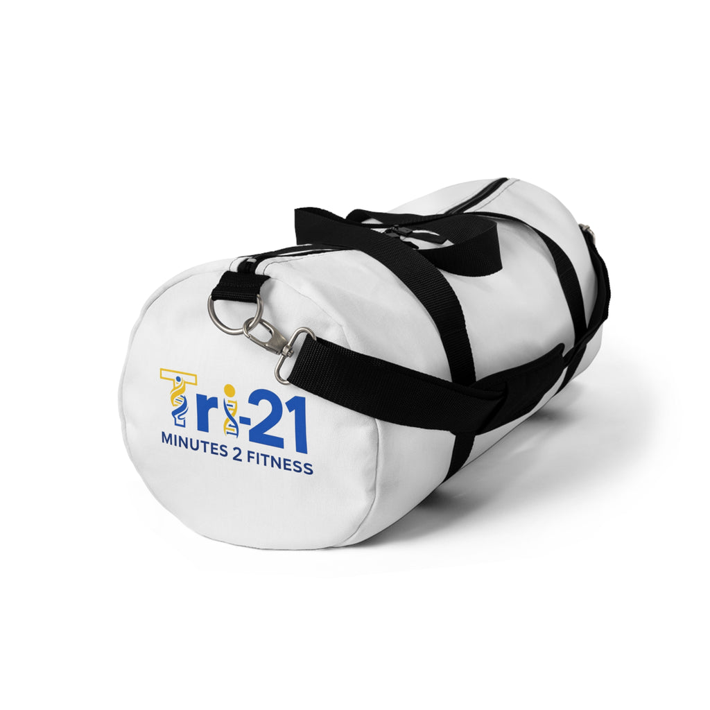 Blank White Duffel Bag | Customizable Gym Travel Weekender