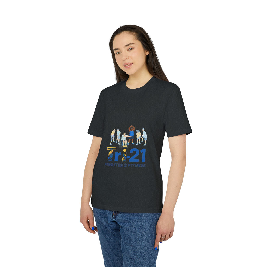 21 Minutes 2 Fitness T-shirt | Group Exercise Illustration, Inclusive Workout Tee