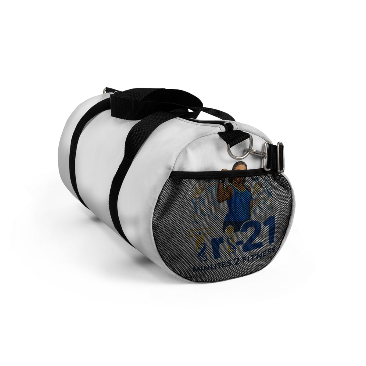 Blank White Duffel Bag | Customizable Gym Travel Weekender