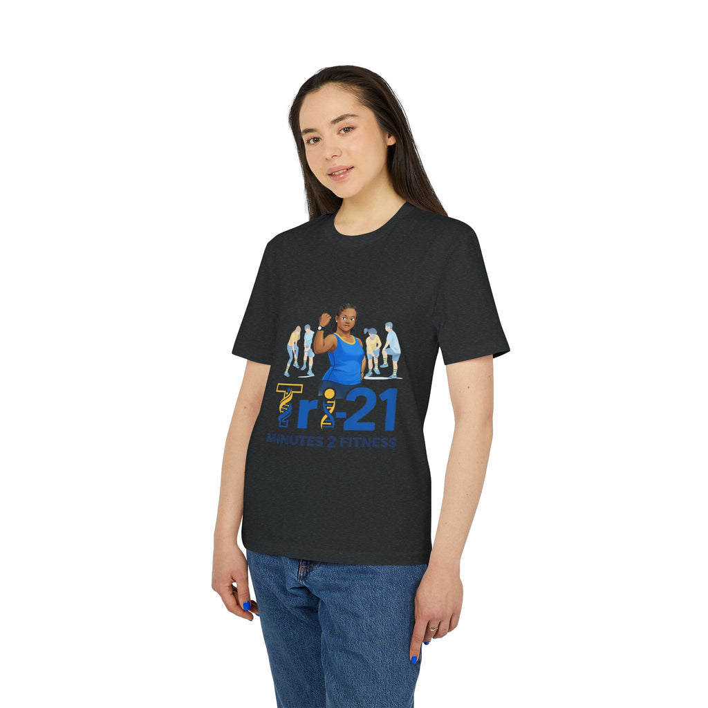 2R-21 Minutes 2 Fitness T-shirt | Fitness Logo Workout Graphic Tee