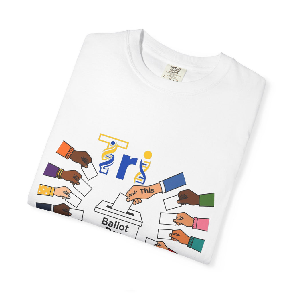 Voting Rights T-Shirt — "Ballot Box" Illustration, "Exercise Your Rights: Every Elec tion, Every Time"