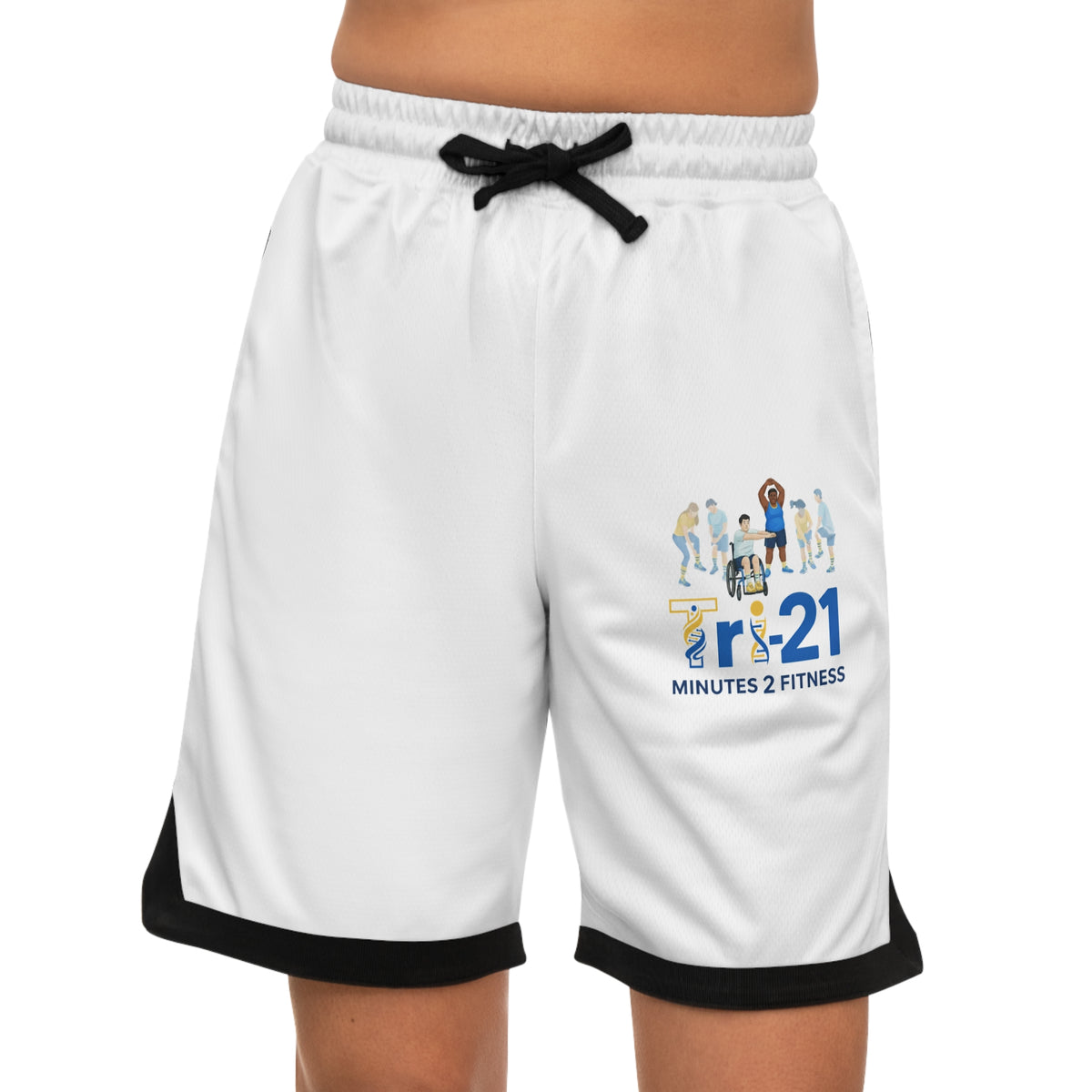 Minutes 2 Fitness basketball shorts | AOP rib shorts