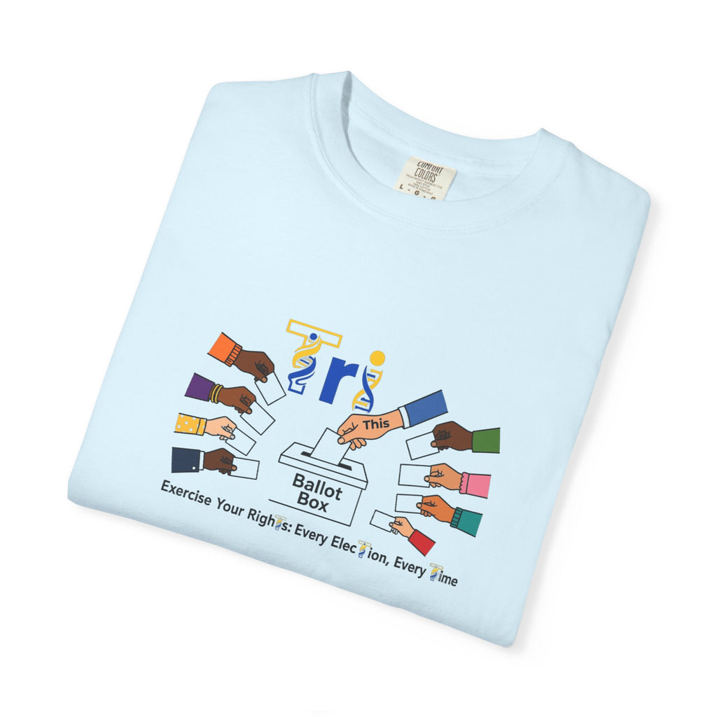 Vote Together T-Shirt — Ballot Box Illustration, Encourage Voting Tee
