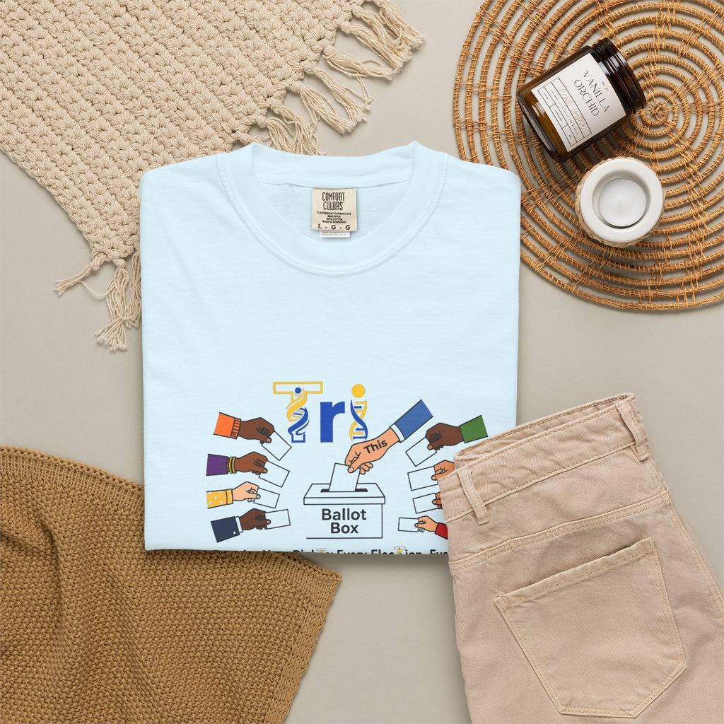 Vote Together T-Shirt — Ballot Box Illustration, Encourage Voting Tee