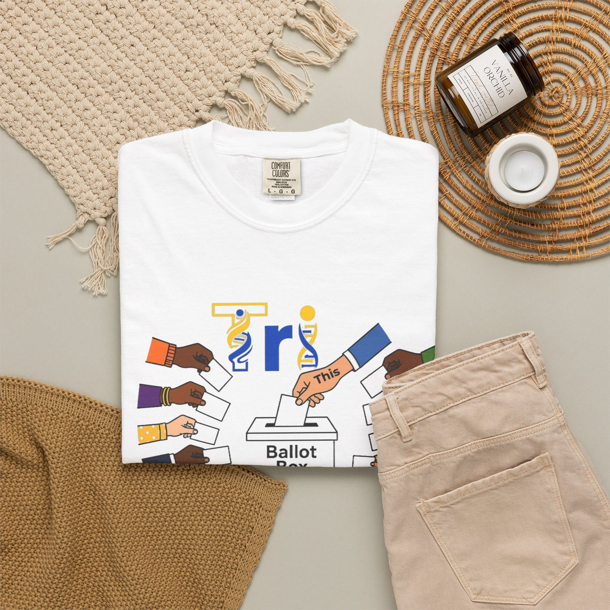 Vote Together T-Shirt — 'Ballot Box' Diversity Voter Rights Tee