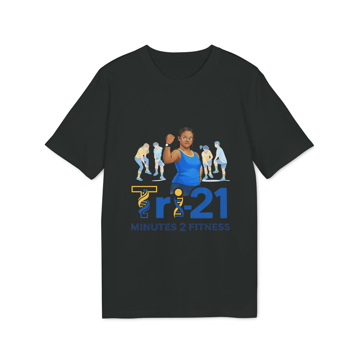 2R-21 Minutes 2 Fitness T-shirt | Fitness Logo Workout Graphic Tee