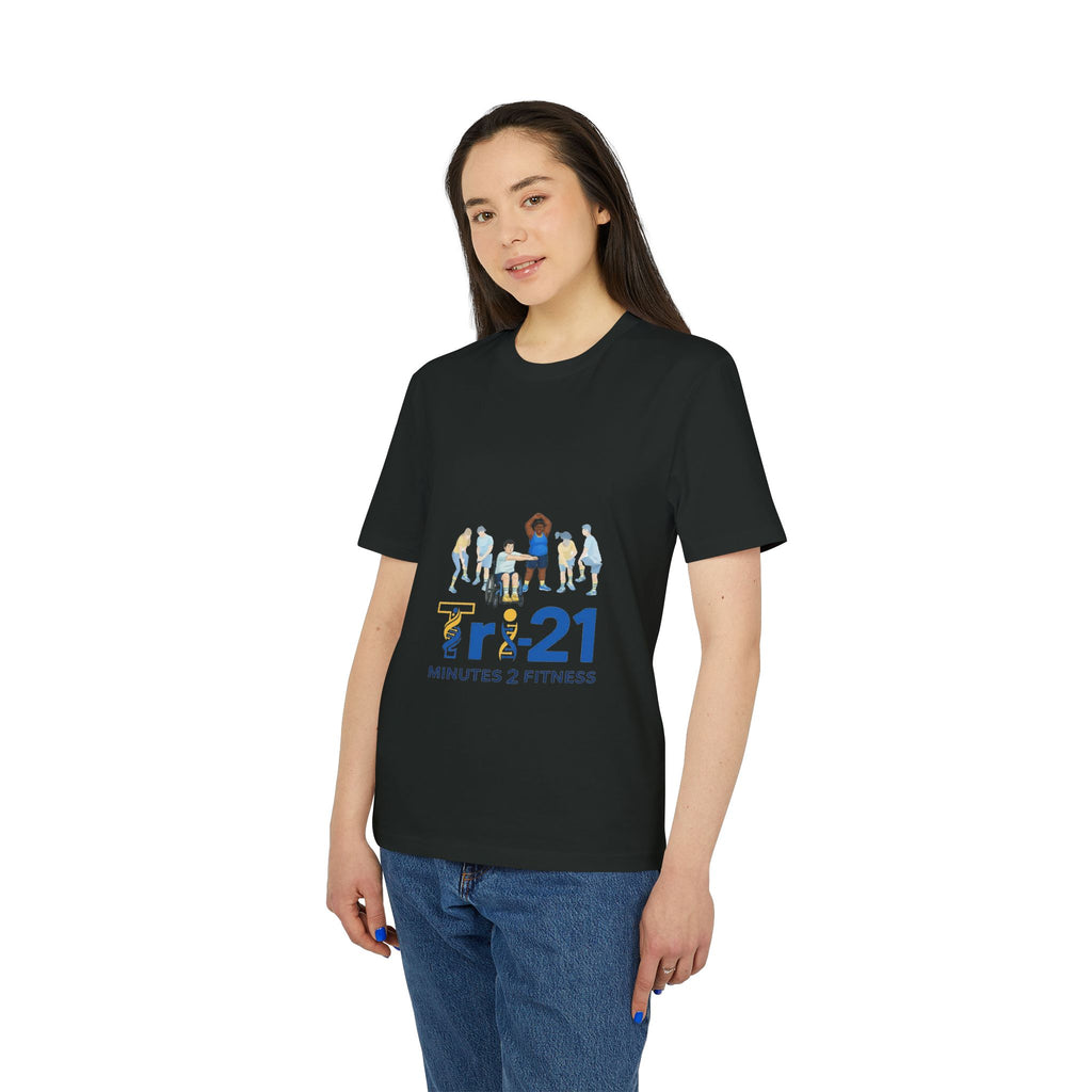 21 Minutes 2 Fitness T-shirt | Group Exercise Illustration, Inclusive Workout Tee