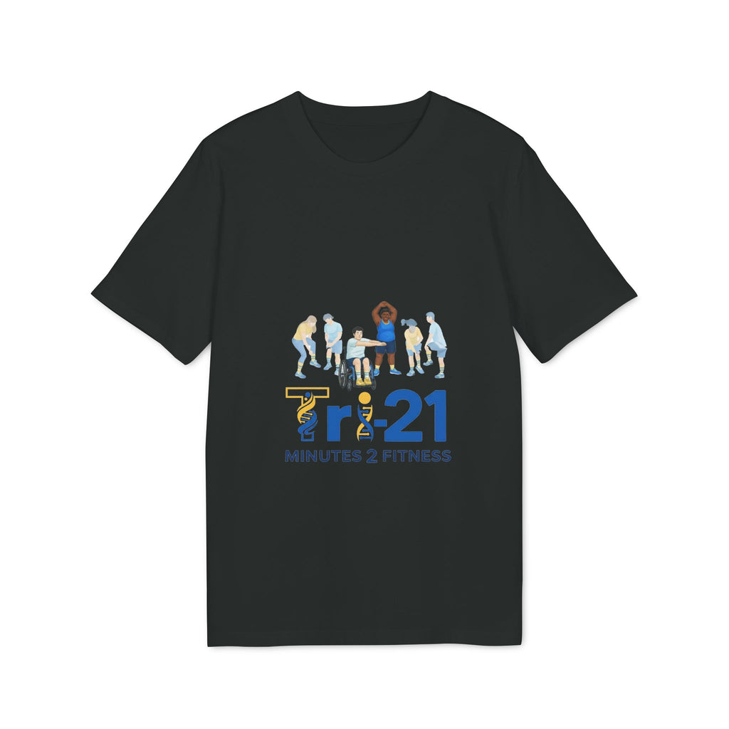21 Minutes 2 Fitness T-shirt | Group Exercise Illustration, Inclusive Workout Tee