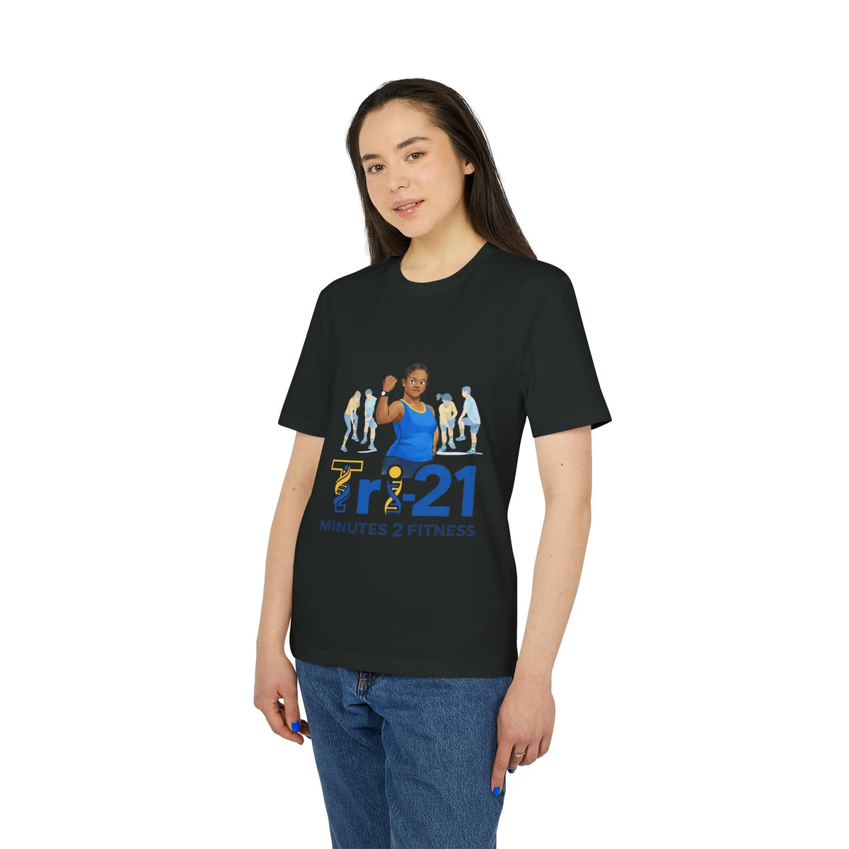 2R-21 Minutes 2 Fitness T-shirt | Fitness Logo Workout Graphic Tee