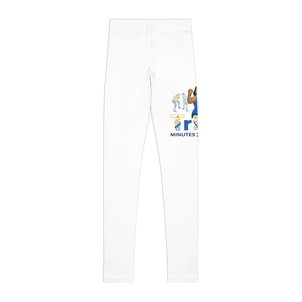 Kids Fitness Mascot Leggings | Youth Leggings AOP