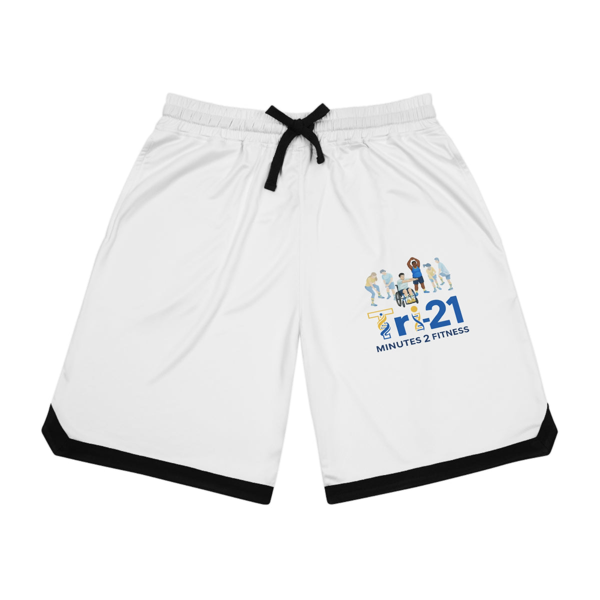Minutes 2 Fitness basketball shorts | AOP rib shorts