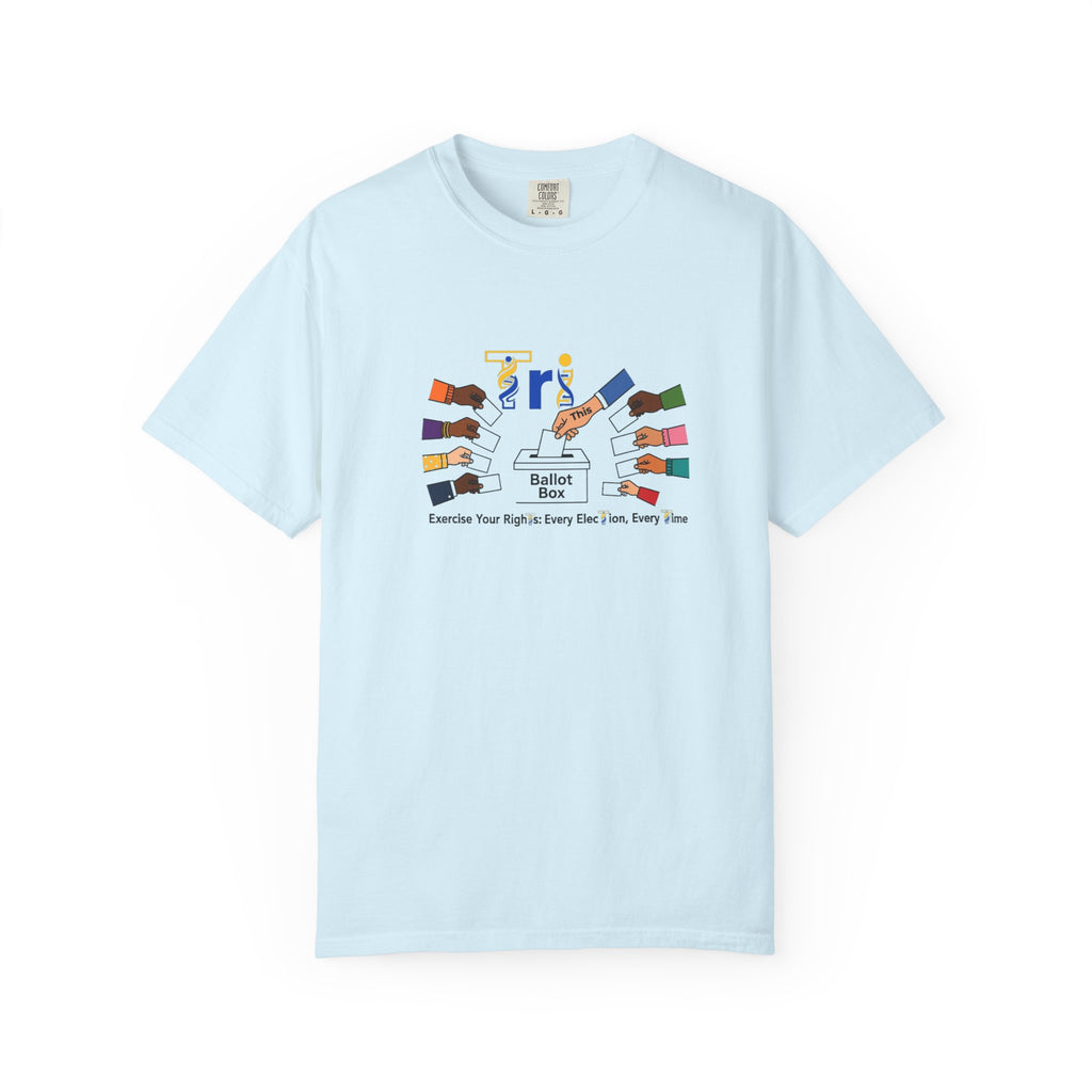 Vote Together T-Shirt — Ballot Box Illustration, Encourage Voting Tee