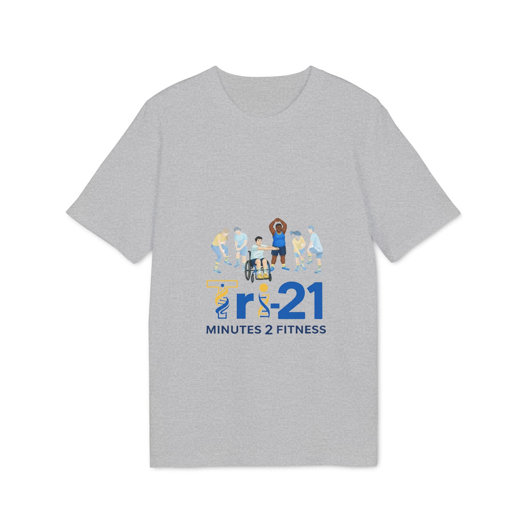 21 Minutes 2 Fitness T-shirt | Group Exercise Illustration, Inclusive Workout Tee