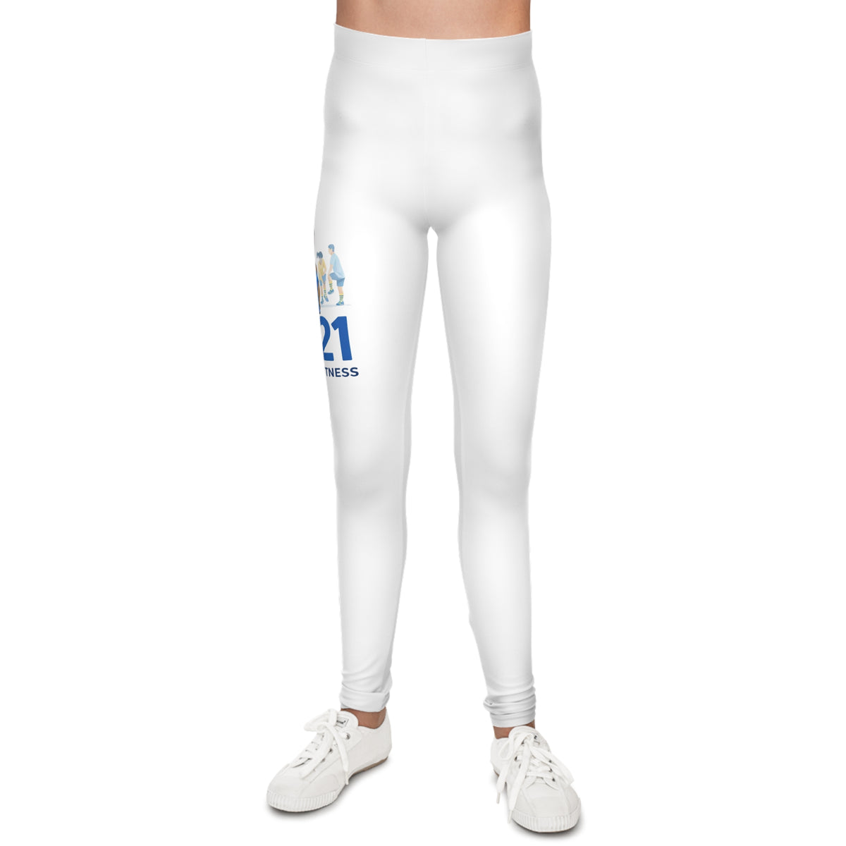 Kids Fitness Mascot Leggings | Youth Leggings AOP