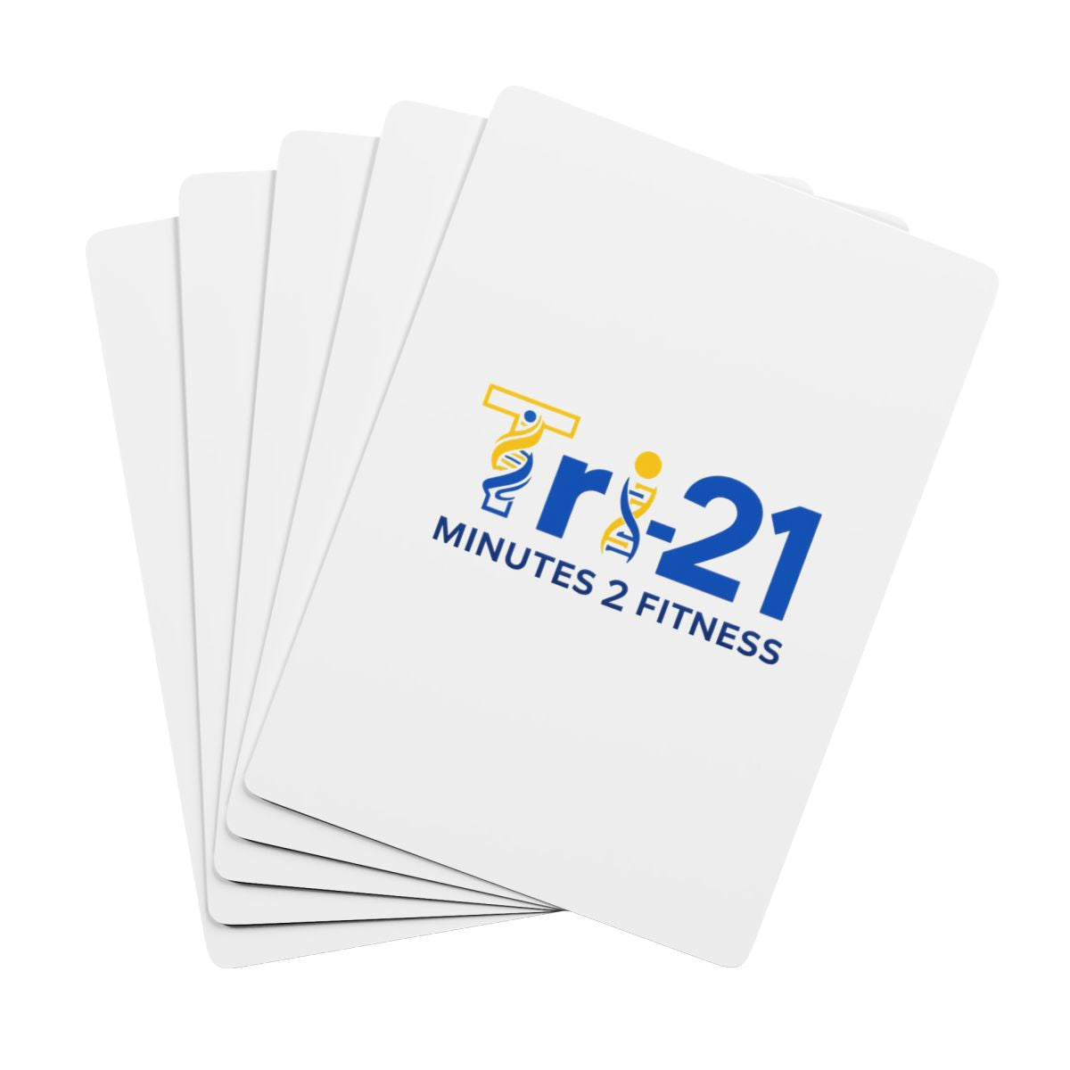 Poker Playing Cards — Tri-21 Minutes 2 Fitness Branded Deck